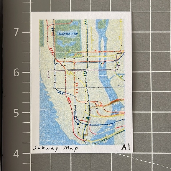 ANASTASIA INCIARDI Subway Map Mini Print - Picture 4 of 5